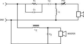 Figure 2. PPTC protection without a parallel resistor